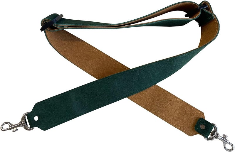 MoonEmbassy Banjo strap with Leather Ends and Metal Clips,2" Wide,Adjustable - Image 3